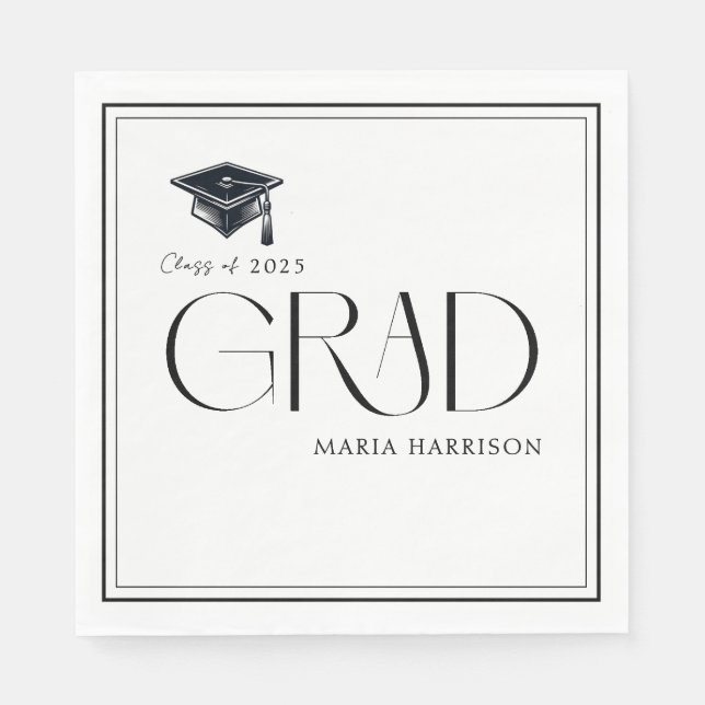 Class of GRAD Paper Napkin (Front)