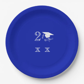 Class Of Grads Party Supplies Cap Diploma Paper Plates
