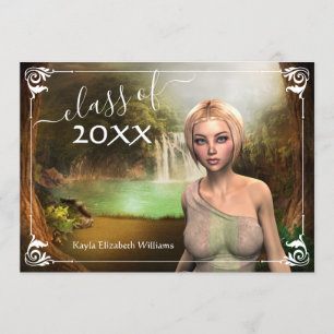 Class of Graduate Fantasy-Themed Graduation Party Invitation