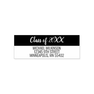 Class Of Graduate Graduation Simple Return Address Self-inking Stamp
