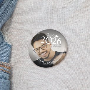 Class Of Graduate Photo Graduation Button