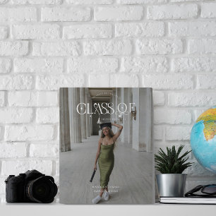 Class Of   Graduation Keepsake Photo Plaque