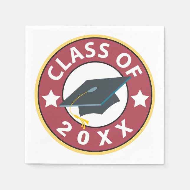 Class of Graduation Napkins (Front)