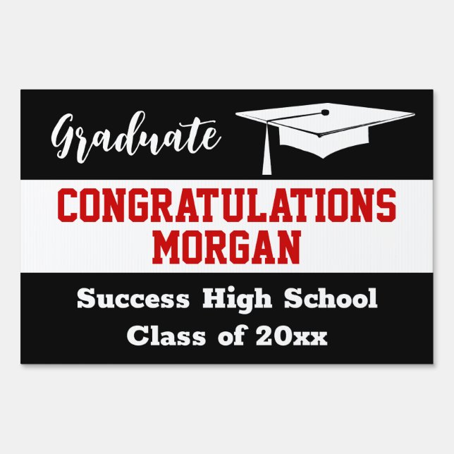 Class of Graduation  Sign (Front)