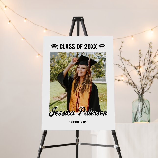 Class Of Graduation Welcome Photo Party  Foam Board (In Situ (Stand))