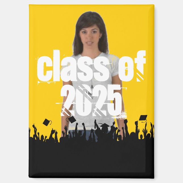 Class of Graduation You Choose Background color Magnet (Front)