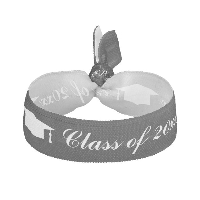Class of high school graduation hair ties (Front)