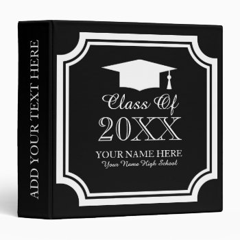 Class Of High School Graduation Photo Album Binder by logotees at Zazzle