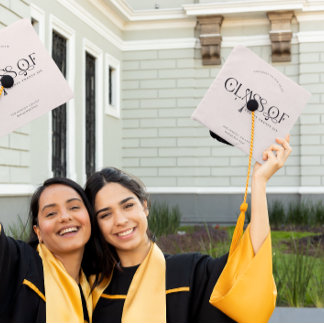 Class Of | Modern Personalized Graduation  Graduation Cap Topper