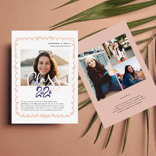 Class Of Personalized Graduation Announcement
