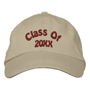Class Of Personalized Graduation Embroidered Baseball Cap