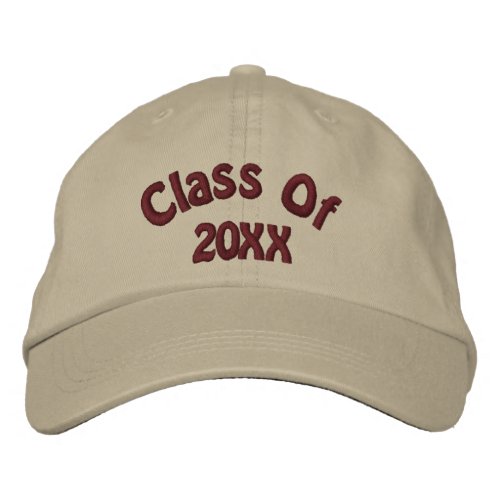 Class Of Personalized Graduation  Embroidered Baseball Cap