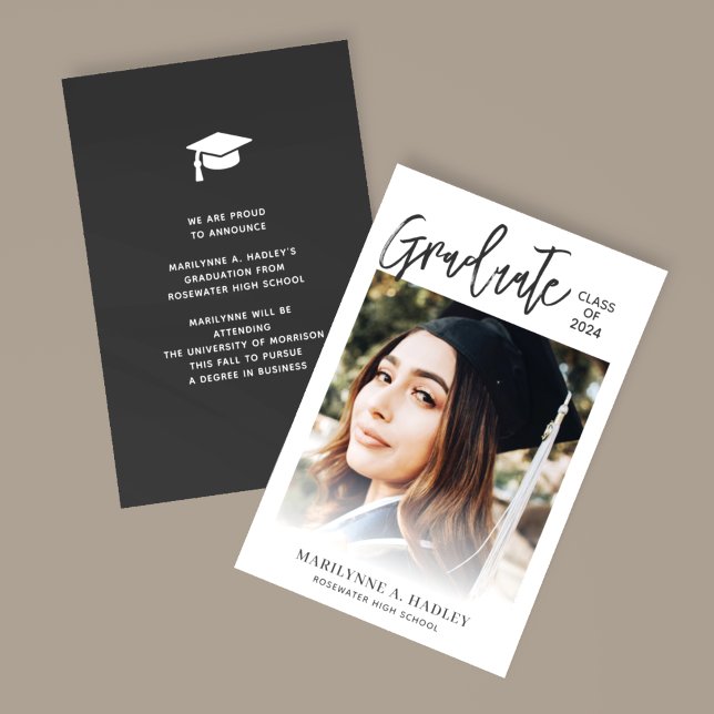 Class of Photo Overlay Graduate Announcement (Creator Uploaded)