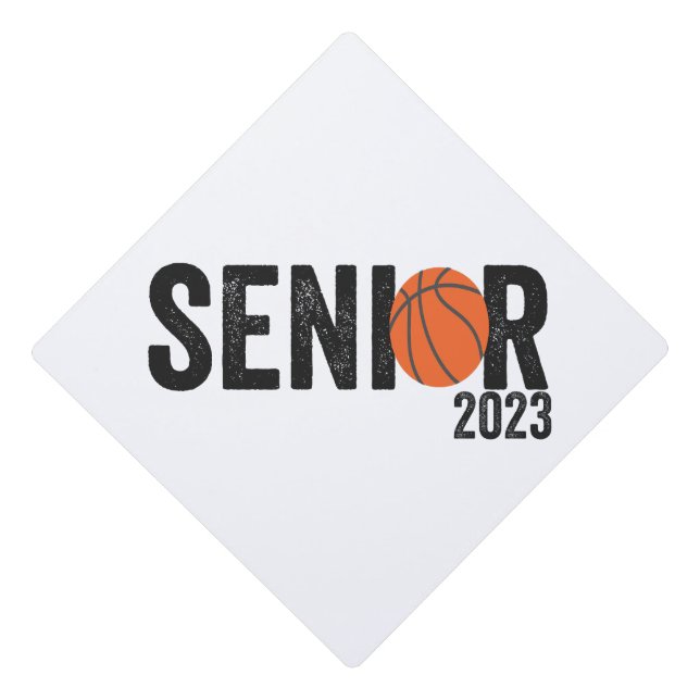 Class of Senior 2023 Basketball Graduation Gift   Cap Topper (Front)