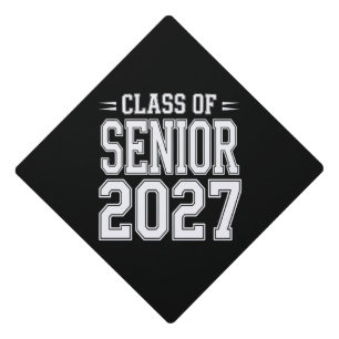 Class Of Senior 2027 Graduation Proud Graduate Cap Topper