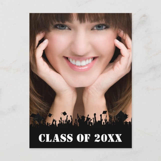 Class of Senior Graduation Open House Invitation Postcard (Front)