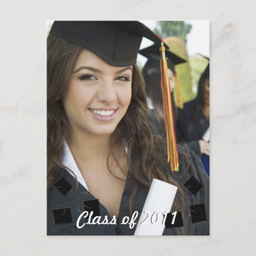 Class of  Senior Photo Graduation Invitations