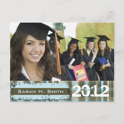 Class of  Senior Photo Graduation Invitations