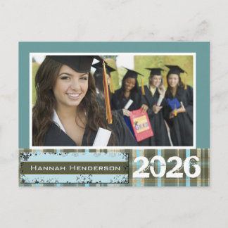 Class of Senior Photo Graduation Invitations