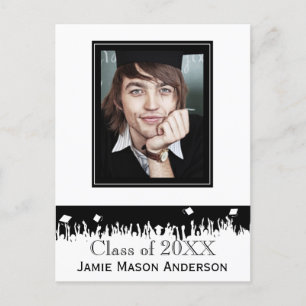 Class of Silhouette Senior Graduation Invite