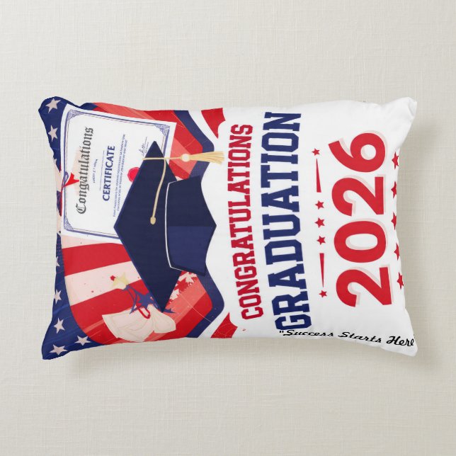 "Class Of Winners" Accent Pillow (Front)