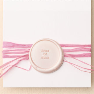 Class Of Year Blush Pink Wax Emblem Accent Seal Sticker