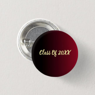Class Of Year Burgundy Black Ombre Pin Accent
