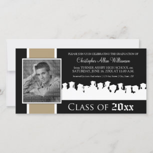 Class of [YEAR] Graduation Announcement: taupe