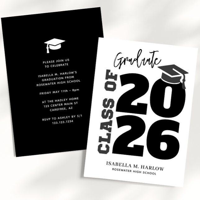 Class of Year Graduation Party Invitation (Creator Uploaded)