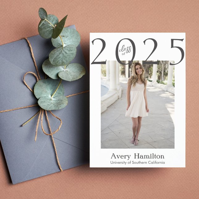 Class of Year Script Graduate Card 5 Photos (Creator Uploaded)