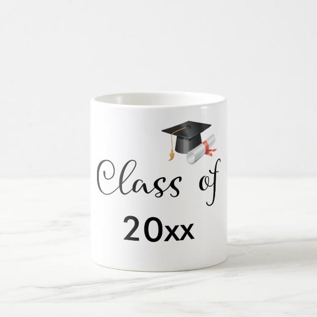 Class of Your Year Graduation Coffee Mug (Center)