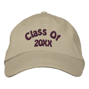 Class Of Your Year Graduation Embroidered Baseball Hat