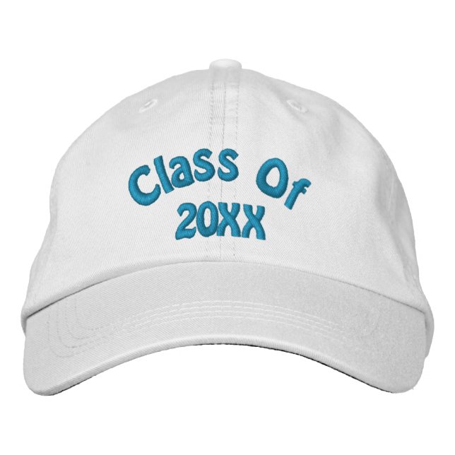 Class Of Your Year Graduation Embroidered Baseball Hat (Front)