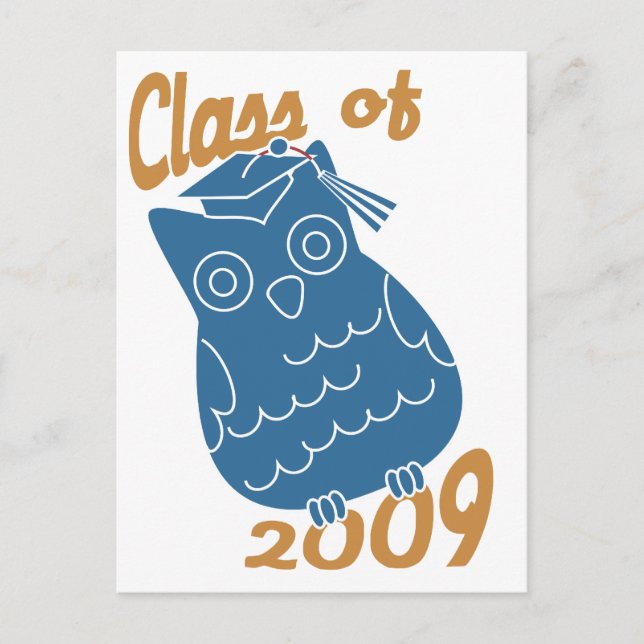 Class Owl Postcard (Front)