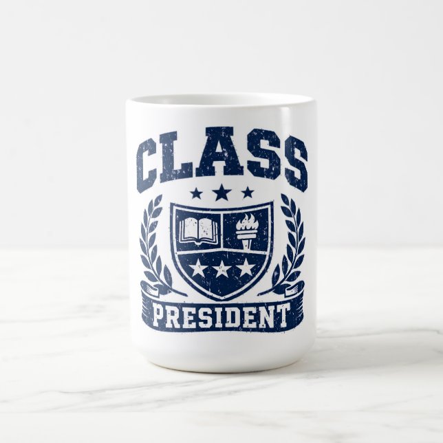 Class President – Student Leader Pride Coffee Mug (Center)