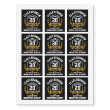 Class Reunion 20 Year Custom Temporary