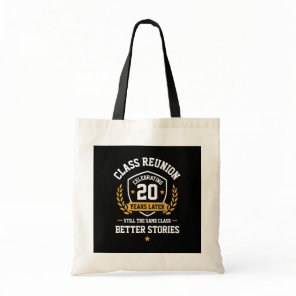 Class Reunion 20 Year Tote Bag Welcome Gift