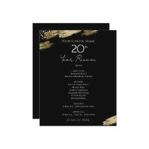 Class Reunion Black and Gold Event