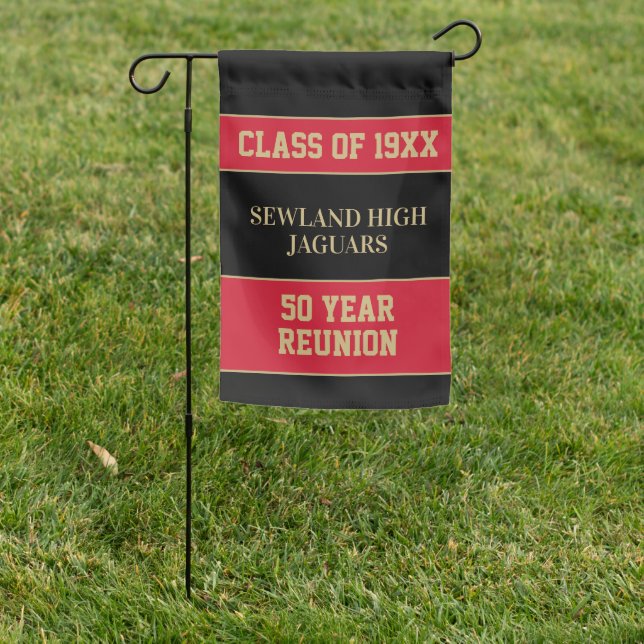 Class Reunion! Custom Garden Flag (In SItu)