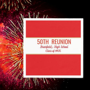 Class Reunion custom party Napkins