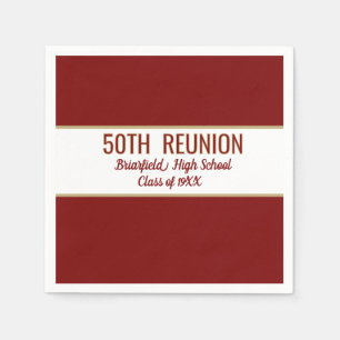 Class Reunion custom party Napkins