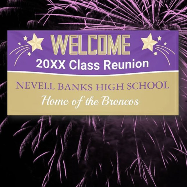 Class Reunion Decor! CUSTOM Reunion banner (Creator Uploaded)