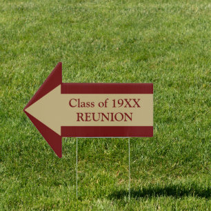 Class Reunion Finder Sign