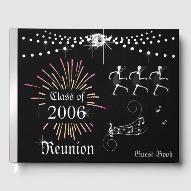 Class Reunion  Foil Guest Book (Front)