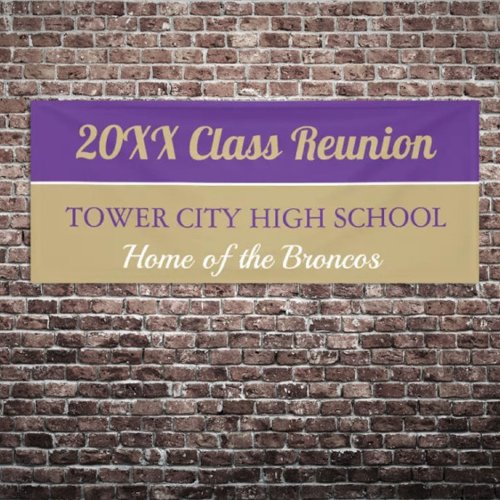 Class Reunion Fun CUSTOM Reunion banner