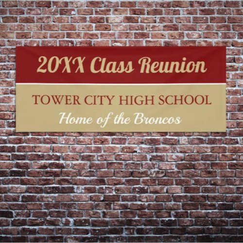 Class Reunion Fun CUSTOM Reunion banner