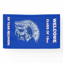 CLASS REUNION GRADUATION BLUE TROJAN