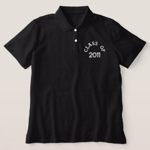 Class Reunion or Graduation Change to Current Year Embroidered Polo Shirt