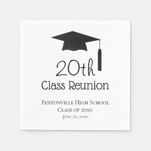Class Reunion Personalized Party Napkins