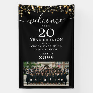 Class Reunion Photo Welcome Custom Color Banner